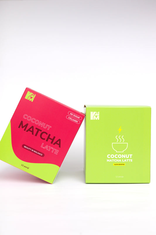 Coconut matcha latte – klasyczna i kolagen 528g