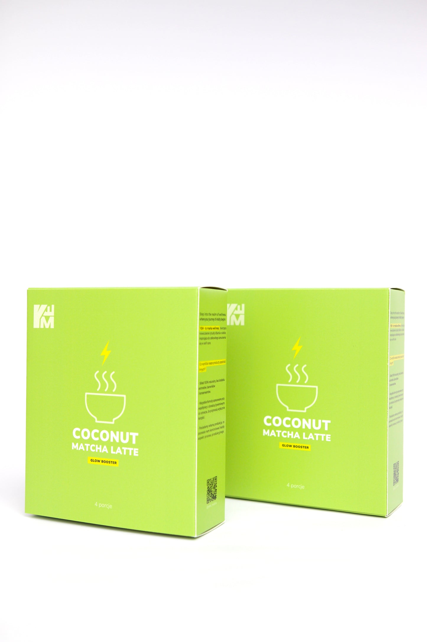 Coconut matcha latte zestaw małych opakowań 152g