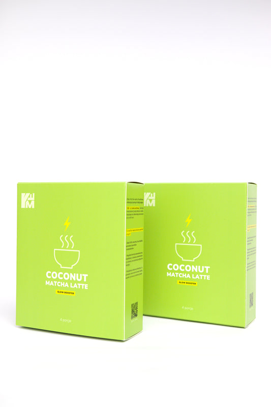Coconut matcha latte zestaw małych opakowań 152g