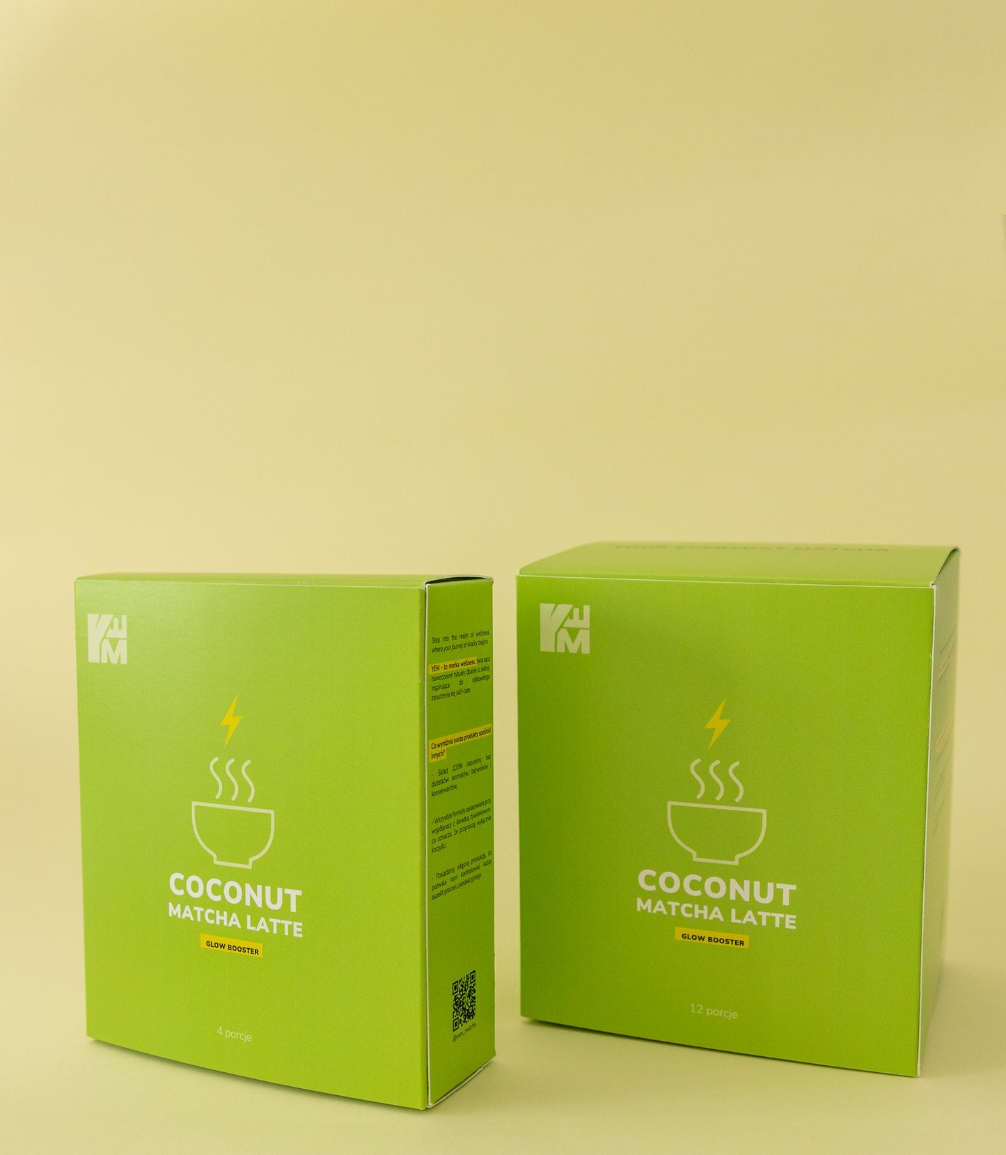 Zestaw coconut matcha latte małych opakowań 152g