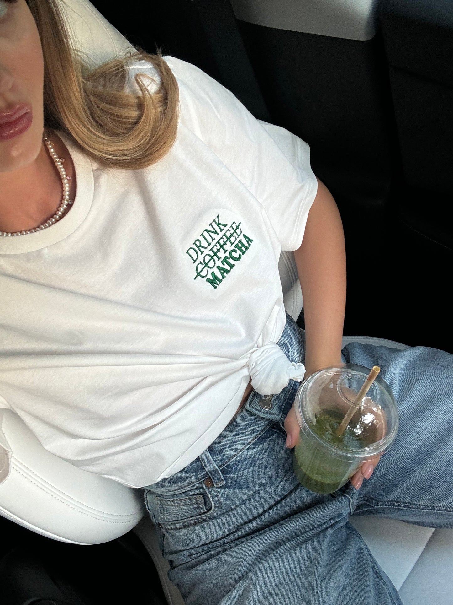 T-shirt "Drink matcha"