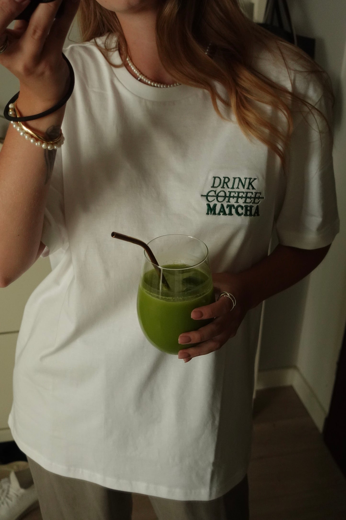 T-shirt "Drink matcha"