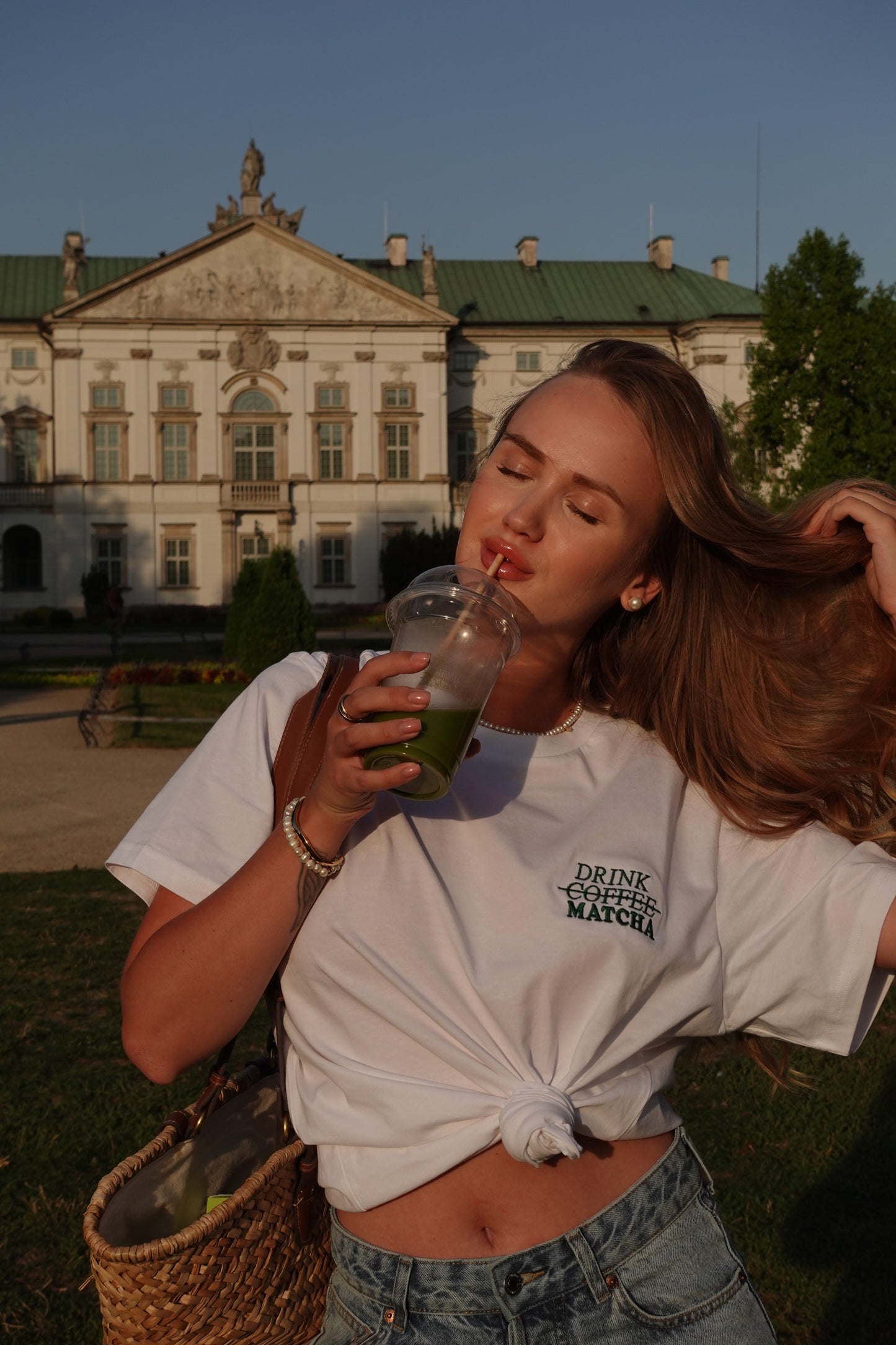 T-shirt "Drink matcha"